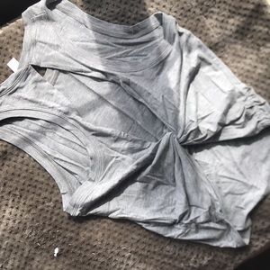 Workout tank top grey
